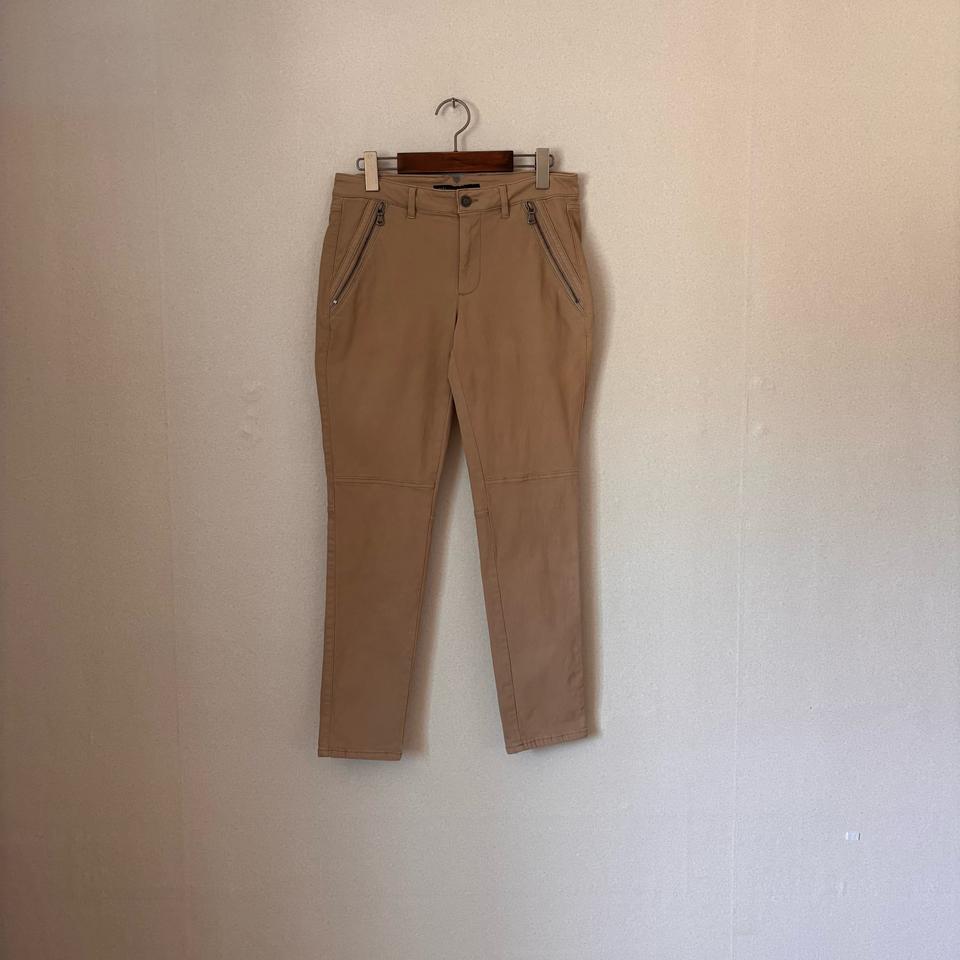 마크 제이콥스 정품 27 슬림 스키니진 지퍼 워싱 베이지