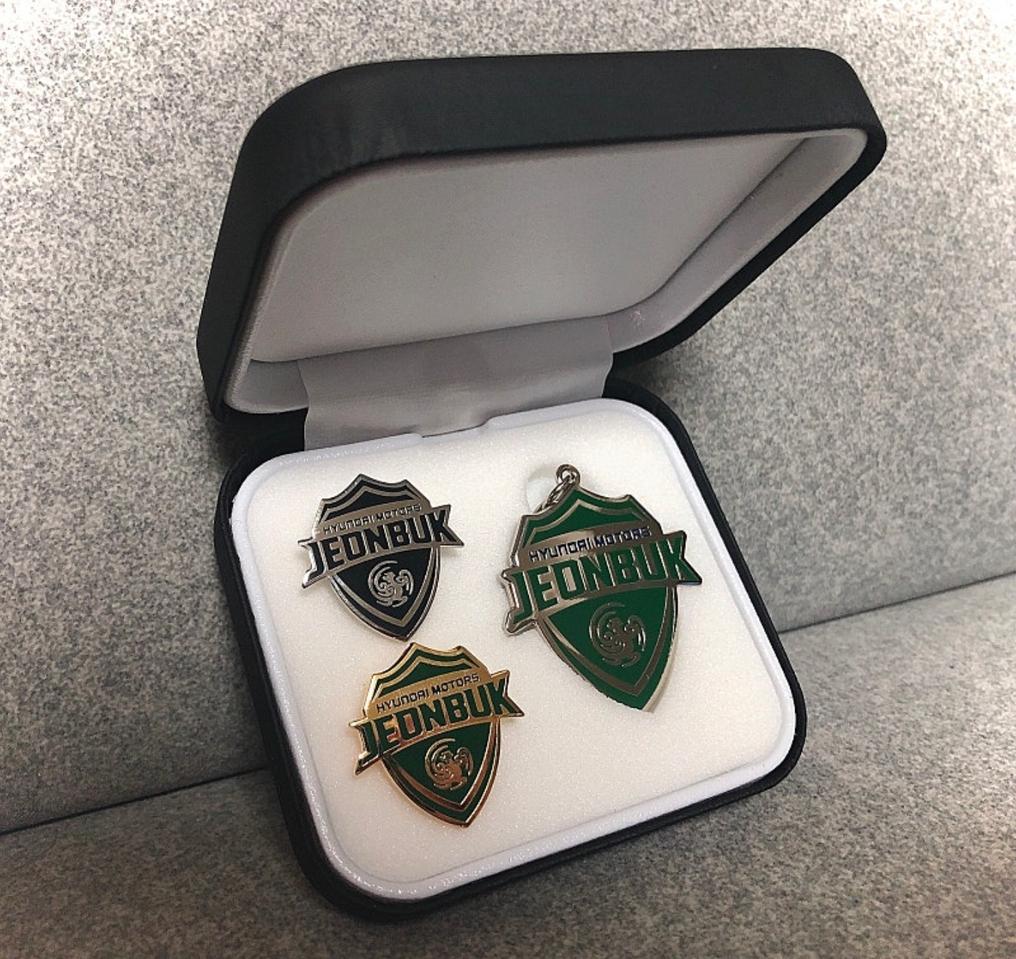 (구함)전북현대 엠블럼 배지 및 키링 세트