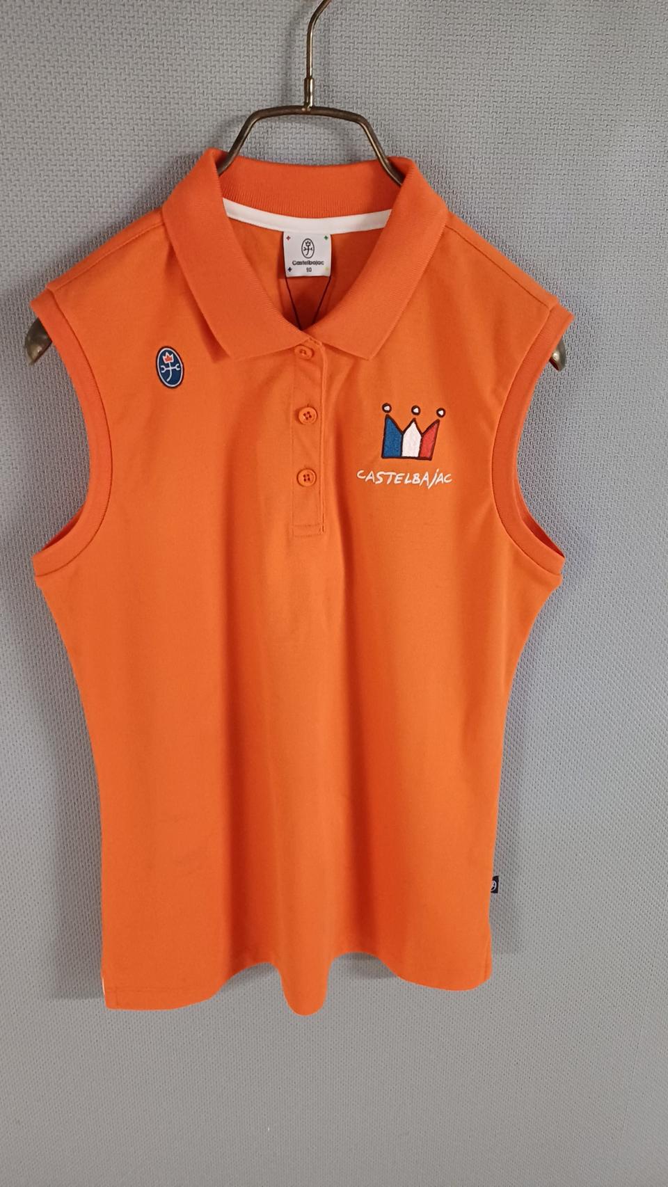 까스텔바작 오렌지 민소매 새상품(90)