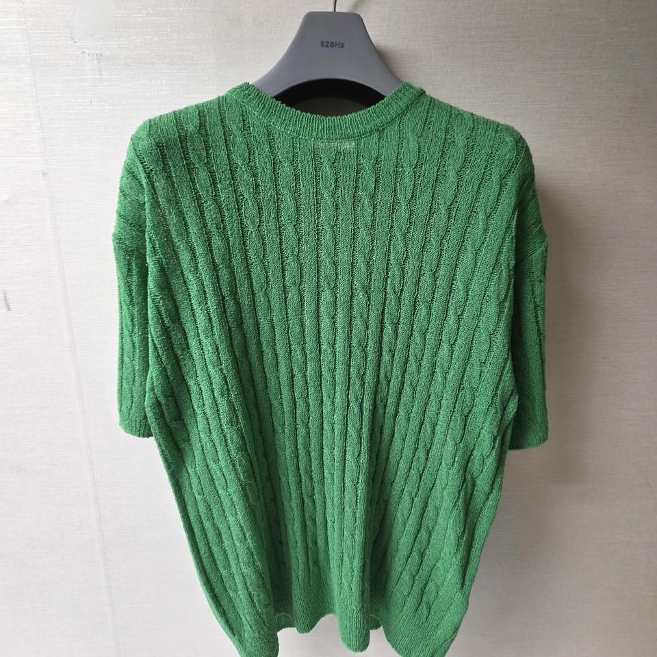 보카시울 트윌케이블 루즈핏 남자 반팔니트 105