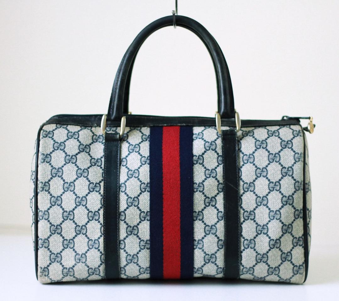 구찌 빈티지 정품 오피디아 셰리라인 보스톤백