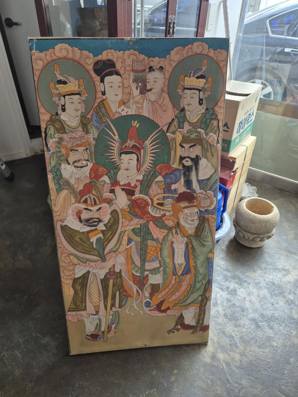 탱화 당채물감좋아요 120    60 센치1개단가