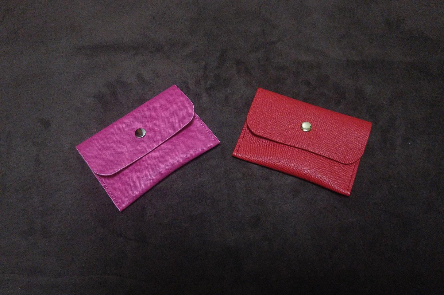 핸드메이드 사피아노소가죽 카드지갑 S