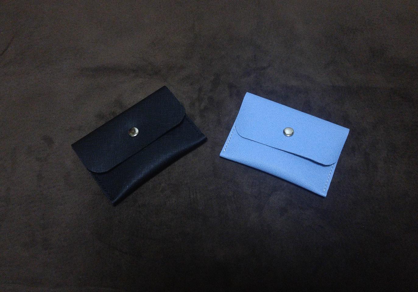 핸드메이드 사피아노소가죽 카드지갑 명함지갑 S