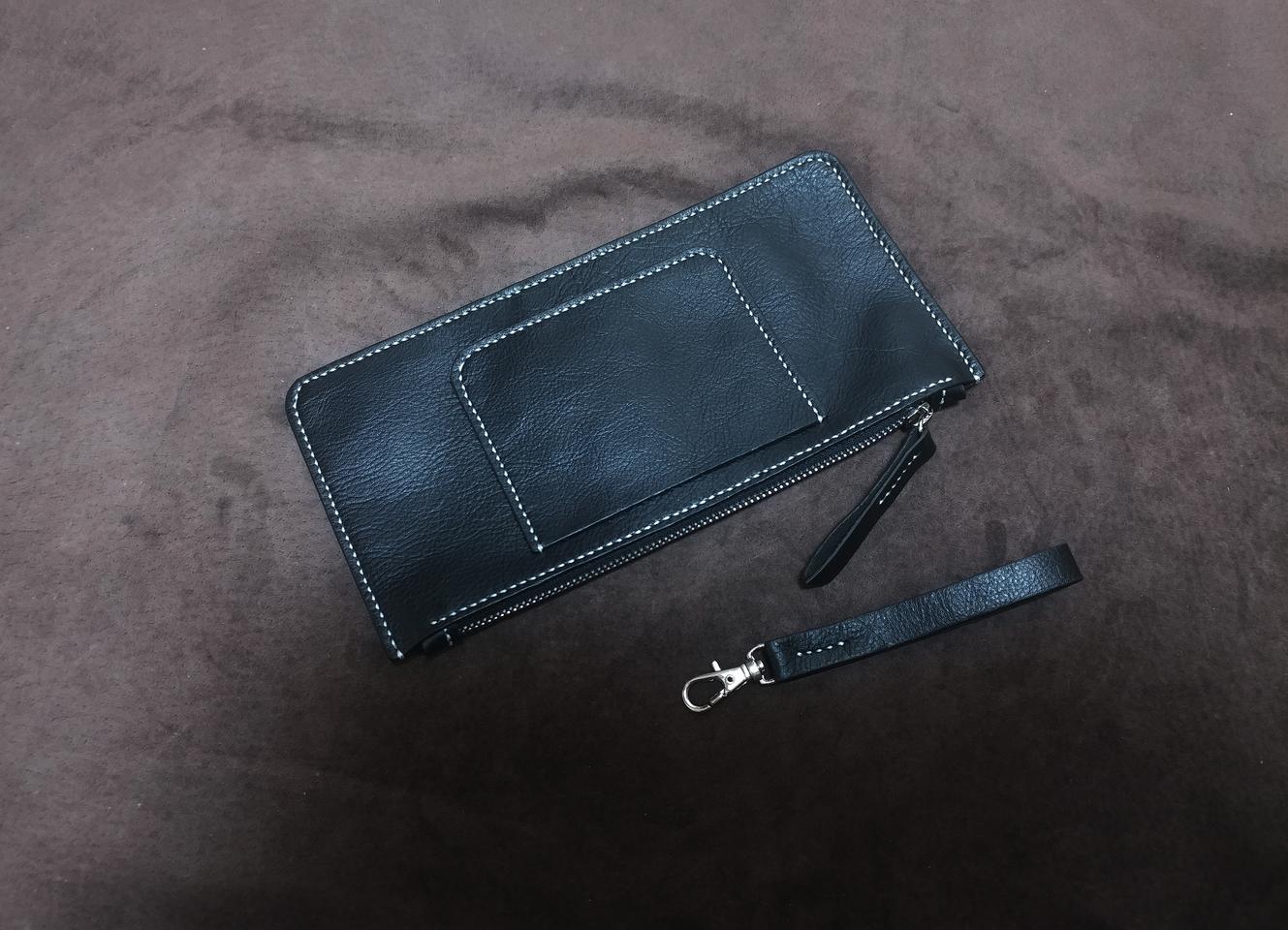 핸드메이드 소가죽 심플지갑 파우치 필통