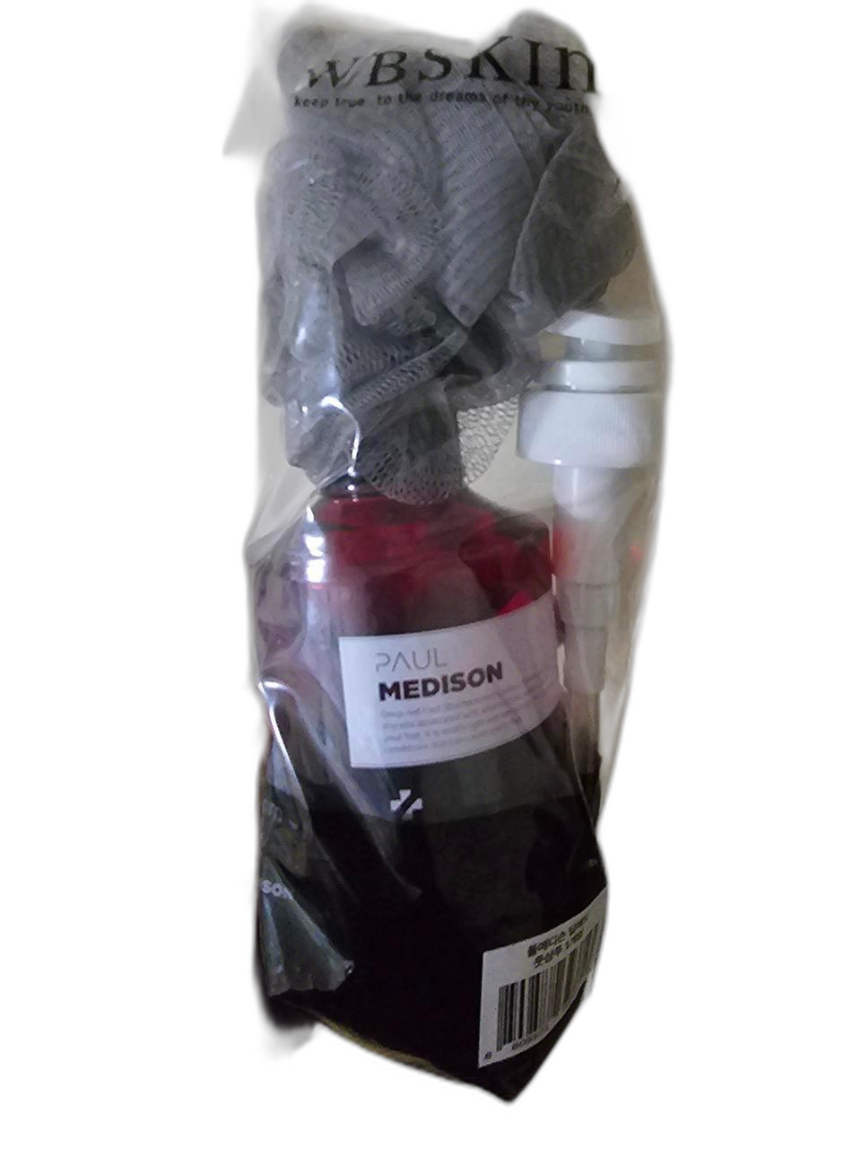 (새상품)폴메디슨딥레드풋샴푸 510ml+풋브러쉬+스펀지