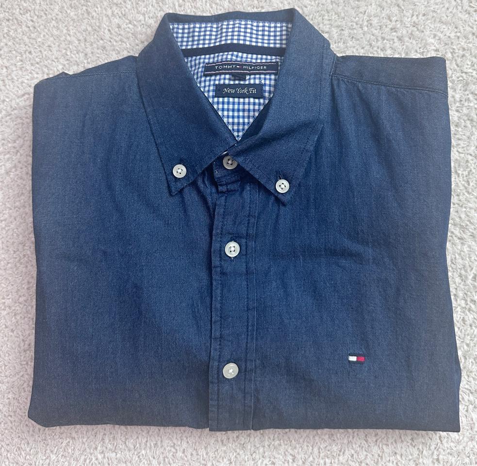 타미힐피거 데님 셔츠 M(95-100)