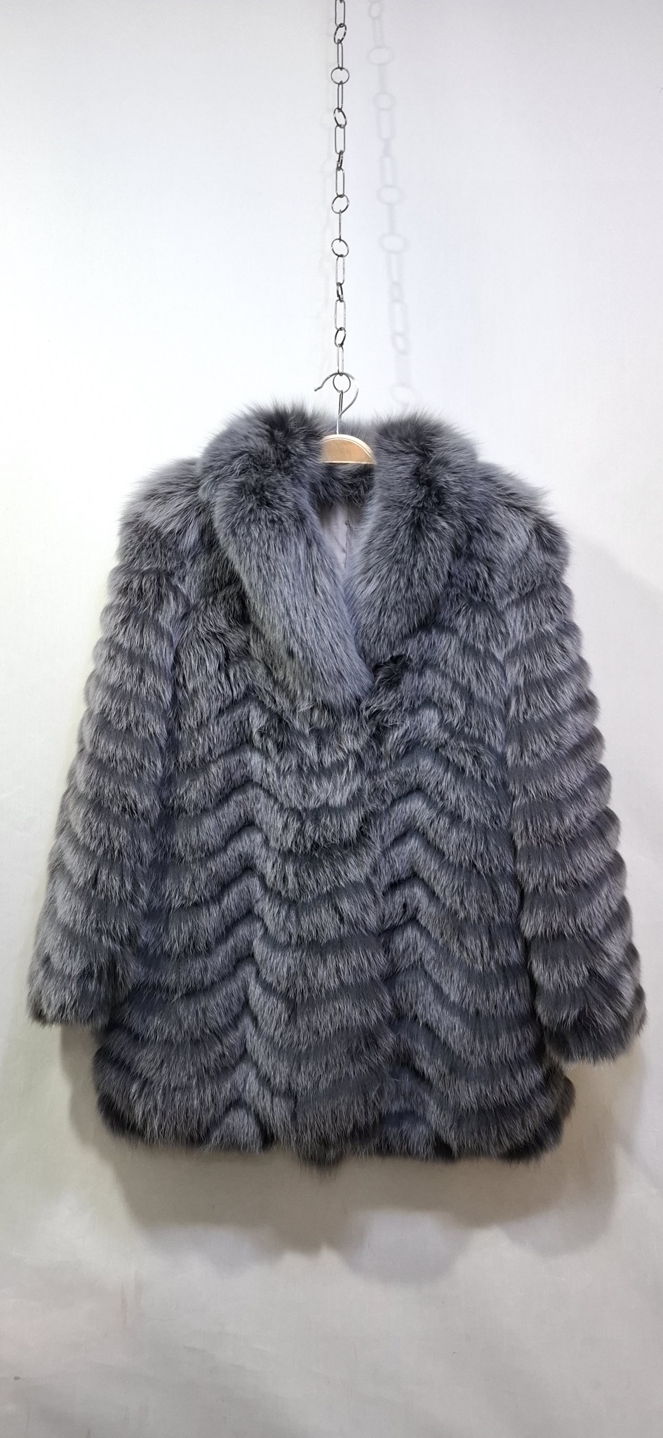 66 사가폭스 퍼코트 여우털 폭스퍼