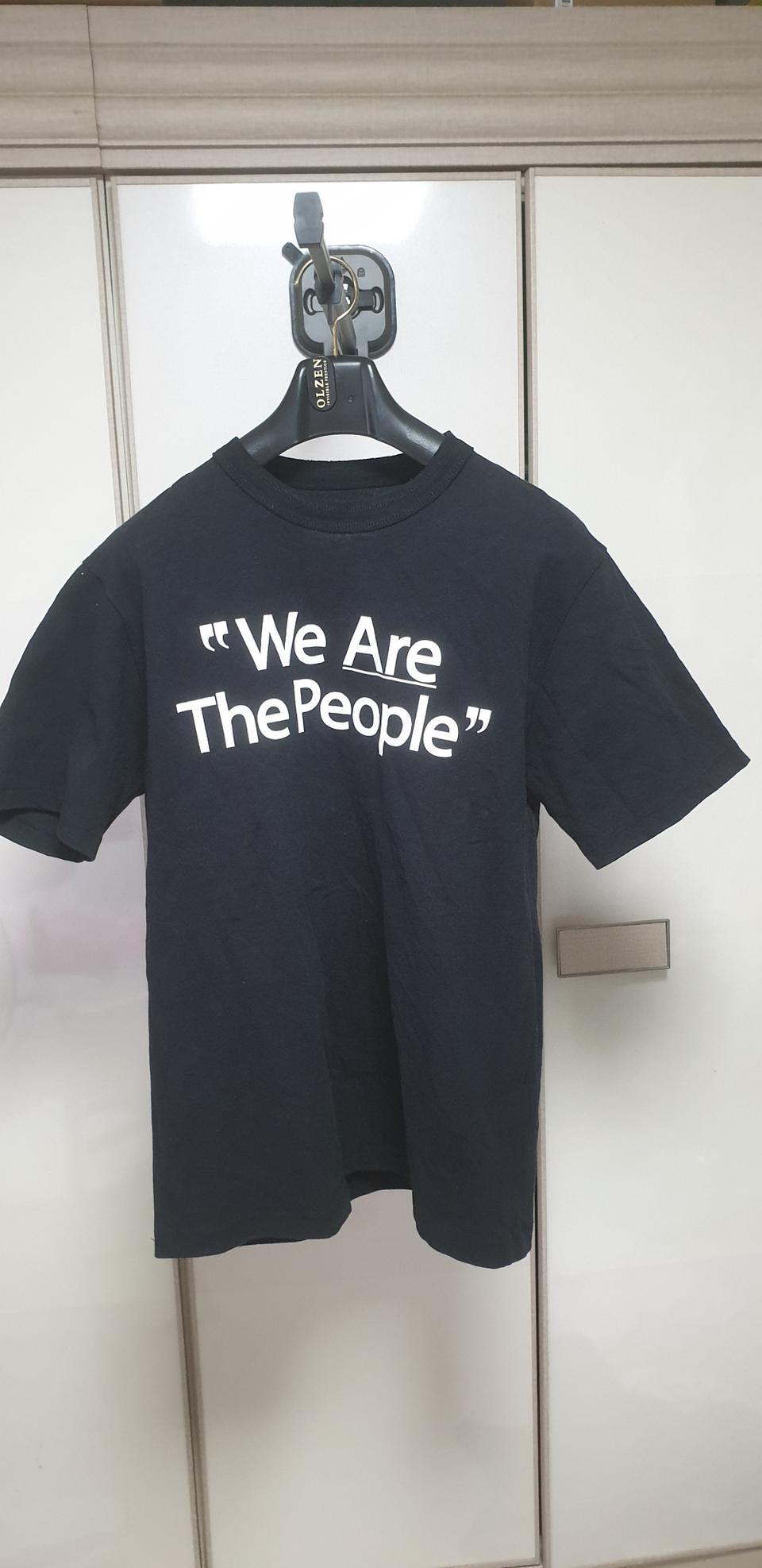 105) 사카이 검정 반팔 티셔츠