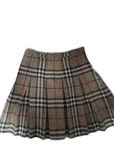 버버리 런던 체크 플리츠 치마