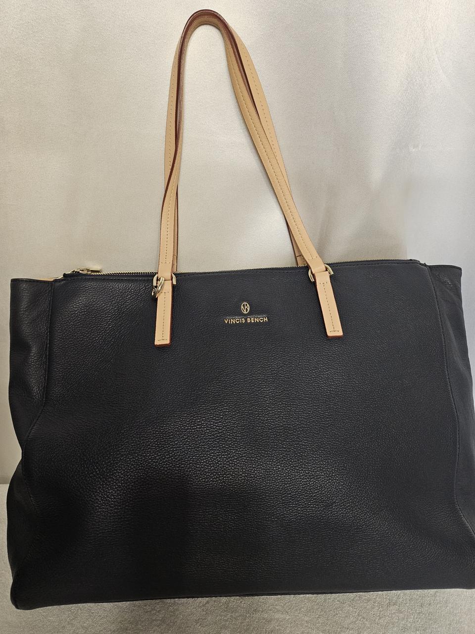정품)빈치스벤치 소가죽 숄더백