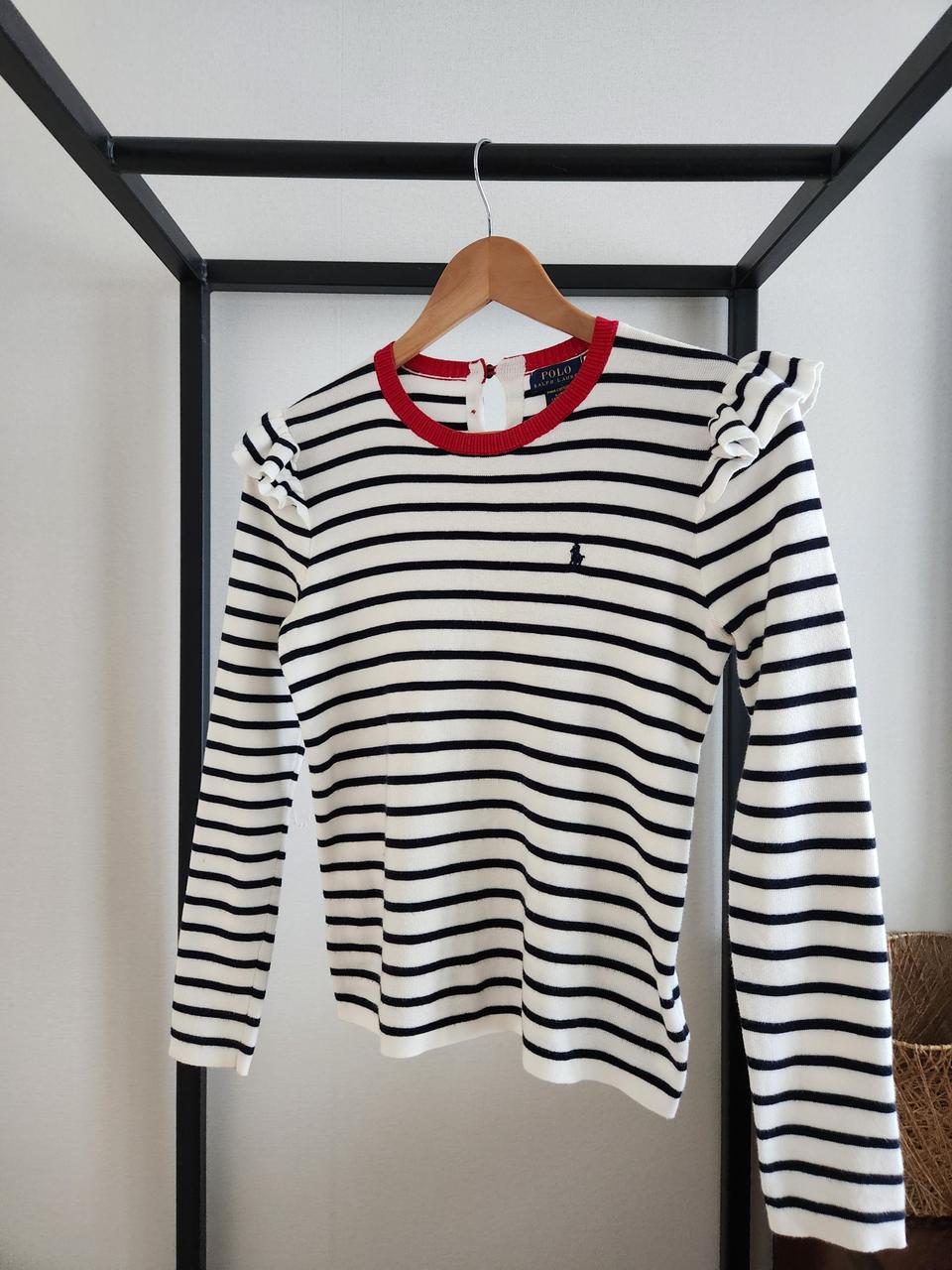 새제품)폴로랄프로렌 프릴 니트