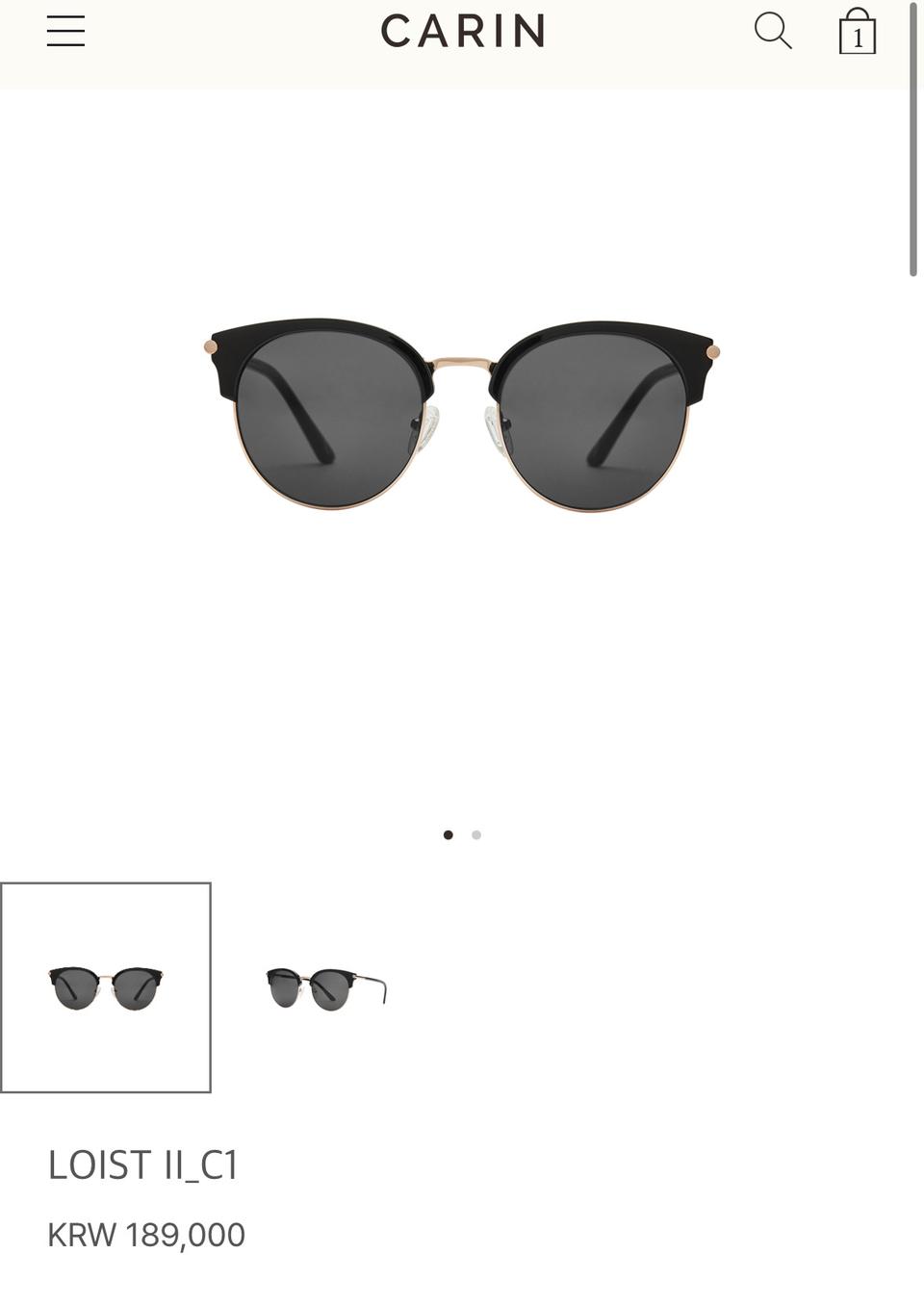 칼린 선글라스 LOIST C1