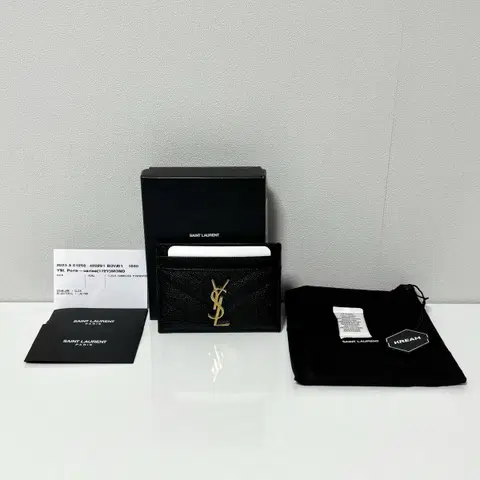 생로랑 YSL 모노그램 카드지갑