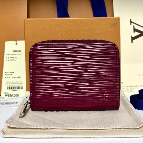 루이비통 에피 지퍼 카드지갑