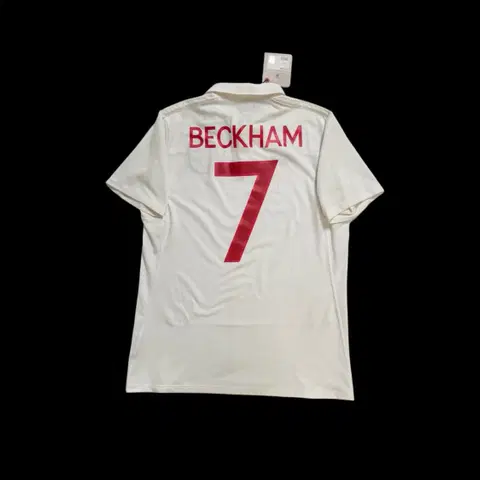 엄브로 09 10 잉글랜드 홈 베컴 반팔 유니폼 (택채)