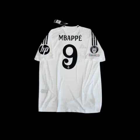 새상품 어센틱 레알마드리드 24 25 홈 음바페 유니폼