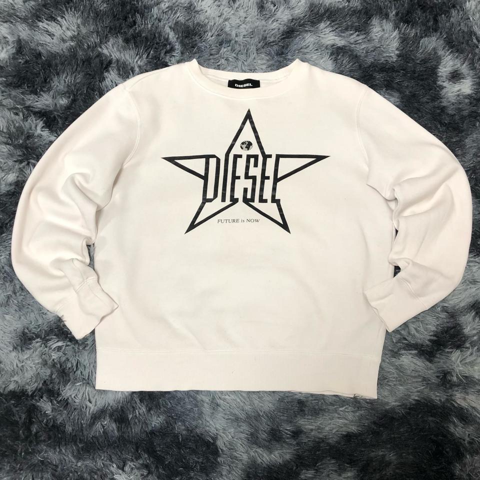 디젤 스타 로고 맨투맨 스웻셔츠