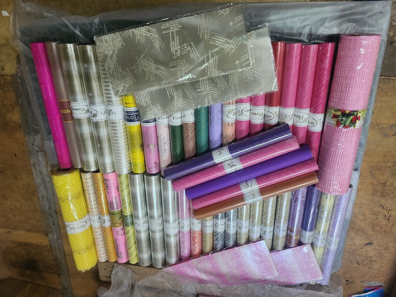 꽃 포장지 다수