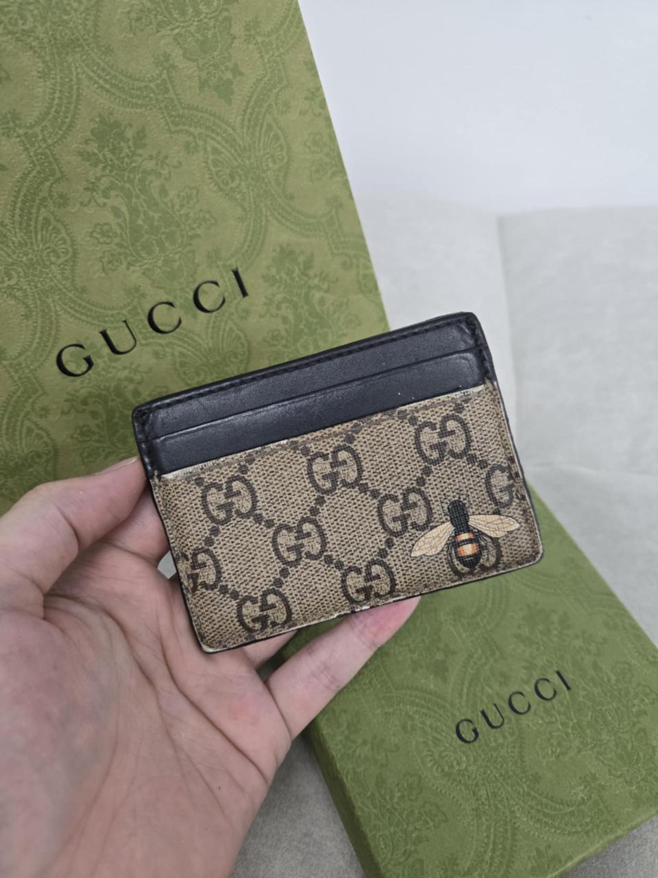 구찌 꿀벌 카드지갑 정품