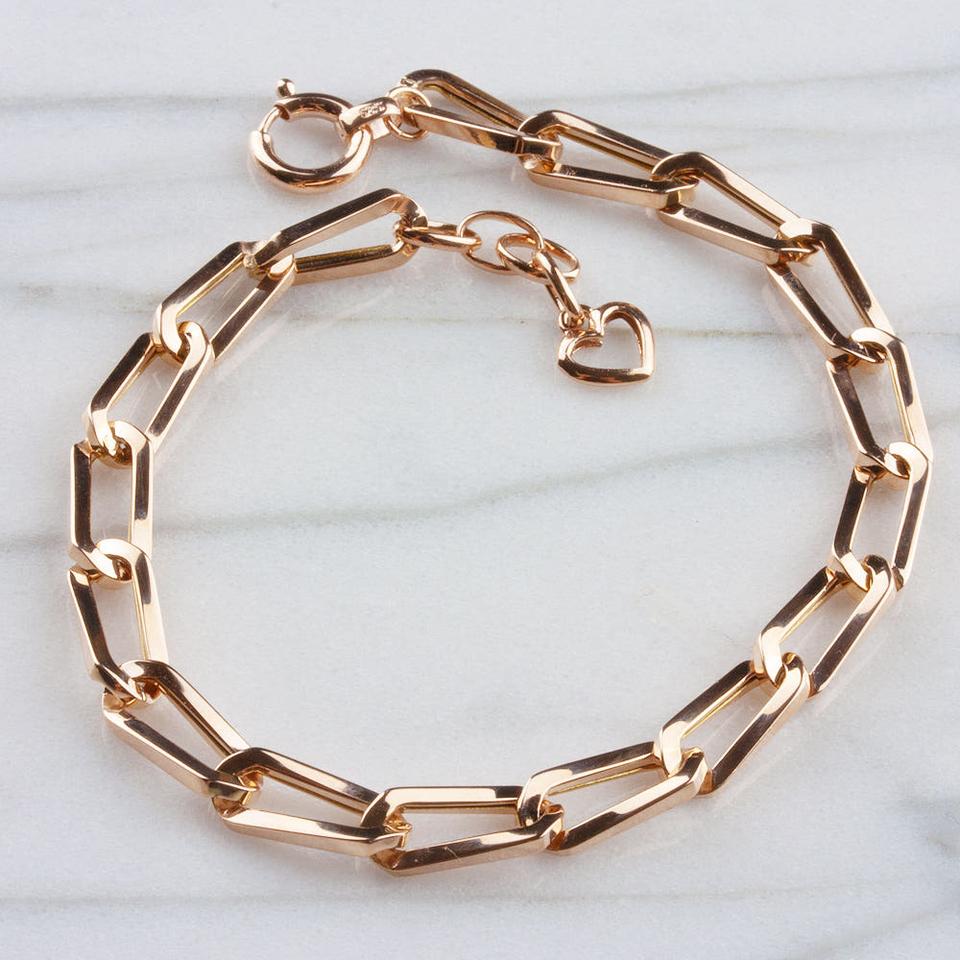 14k 18k 할로우 체인 금팔찌