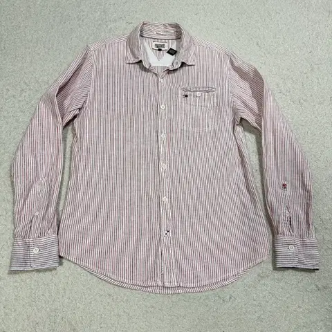 타미힐피거 셔츠 스트라이프 m