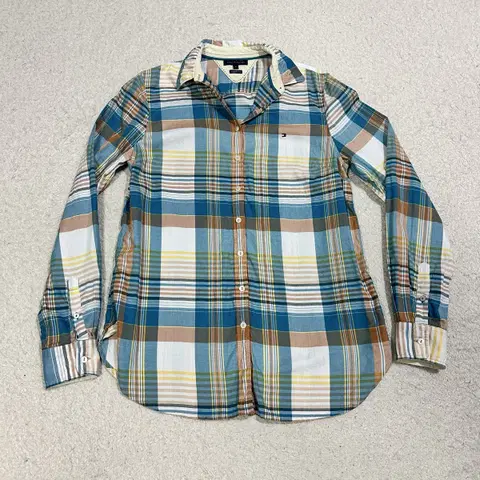 타미힐피거 셔츠 체크 여성 4