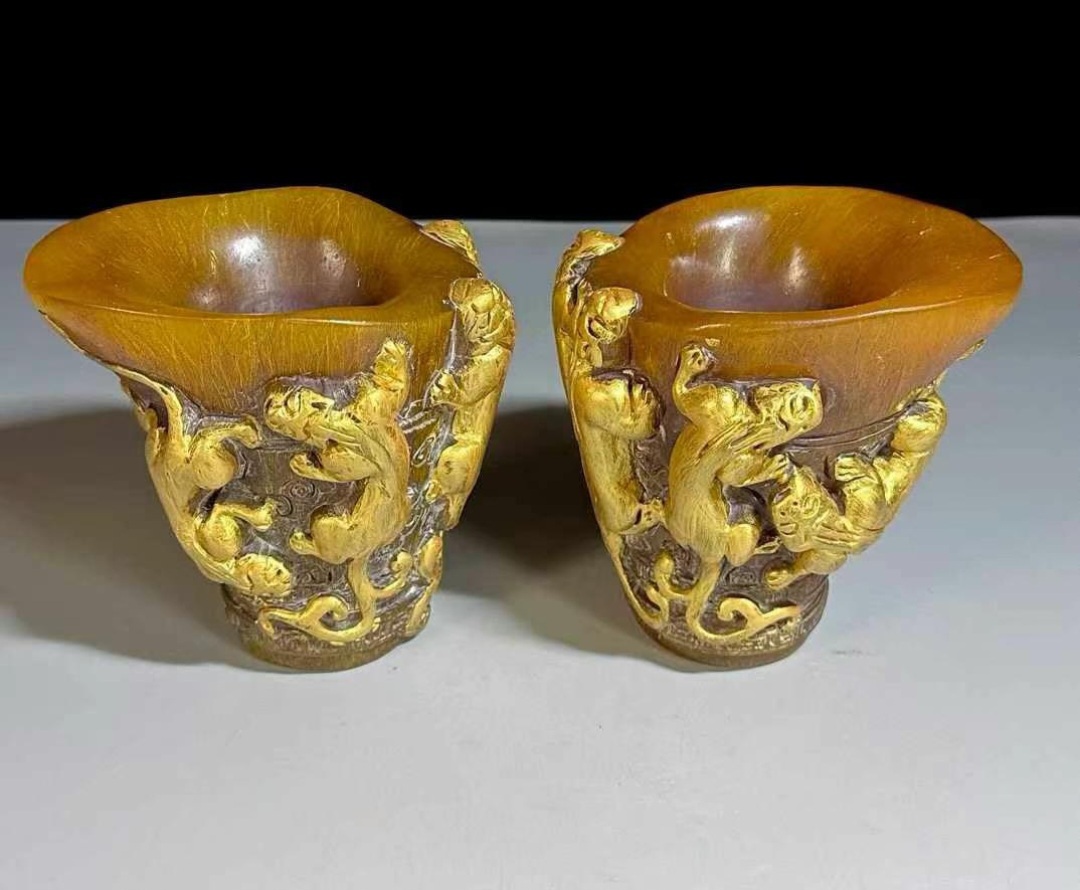 옛날 유금 우각잔