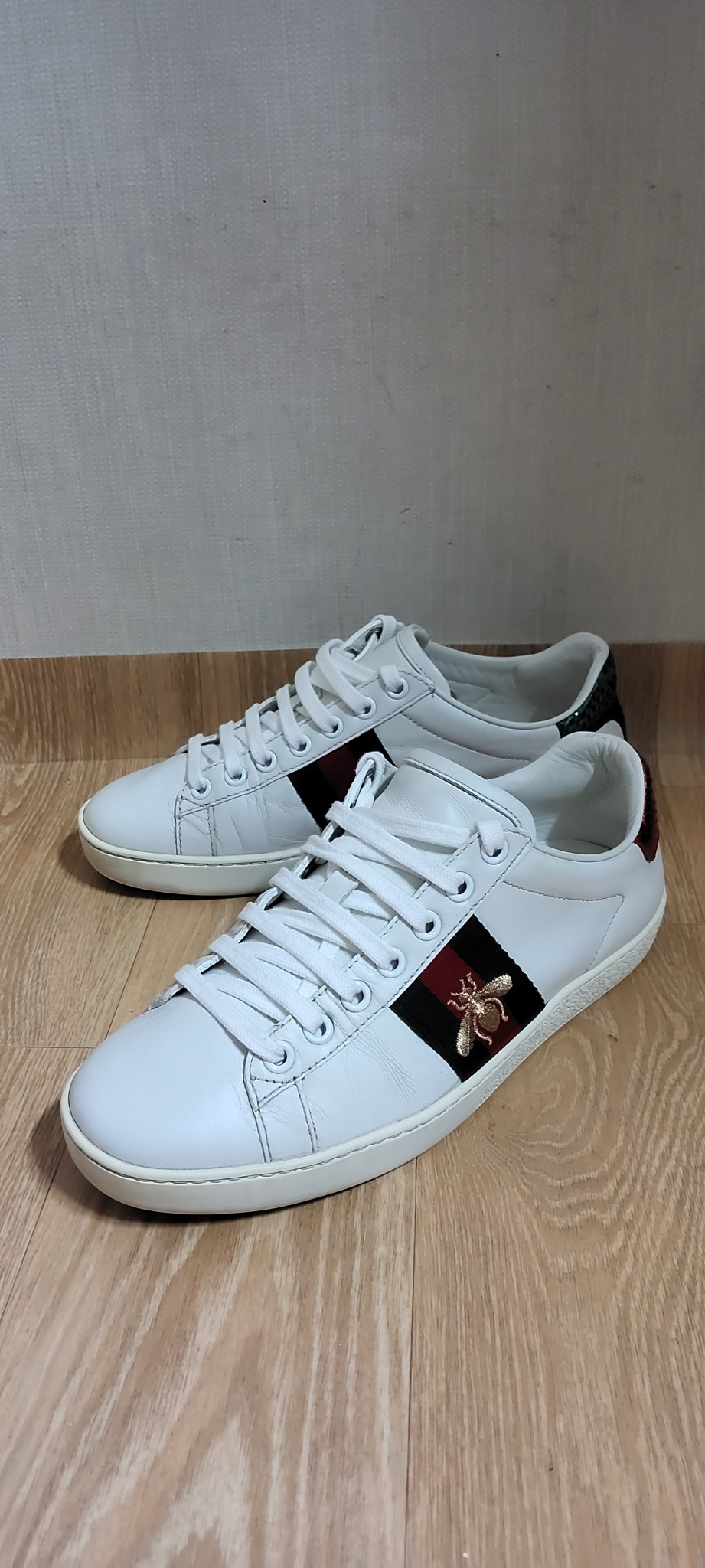 (35/225)구찌신발 에이스 꿀벌 구찌운동화 구찌스니커즈