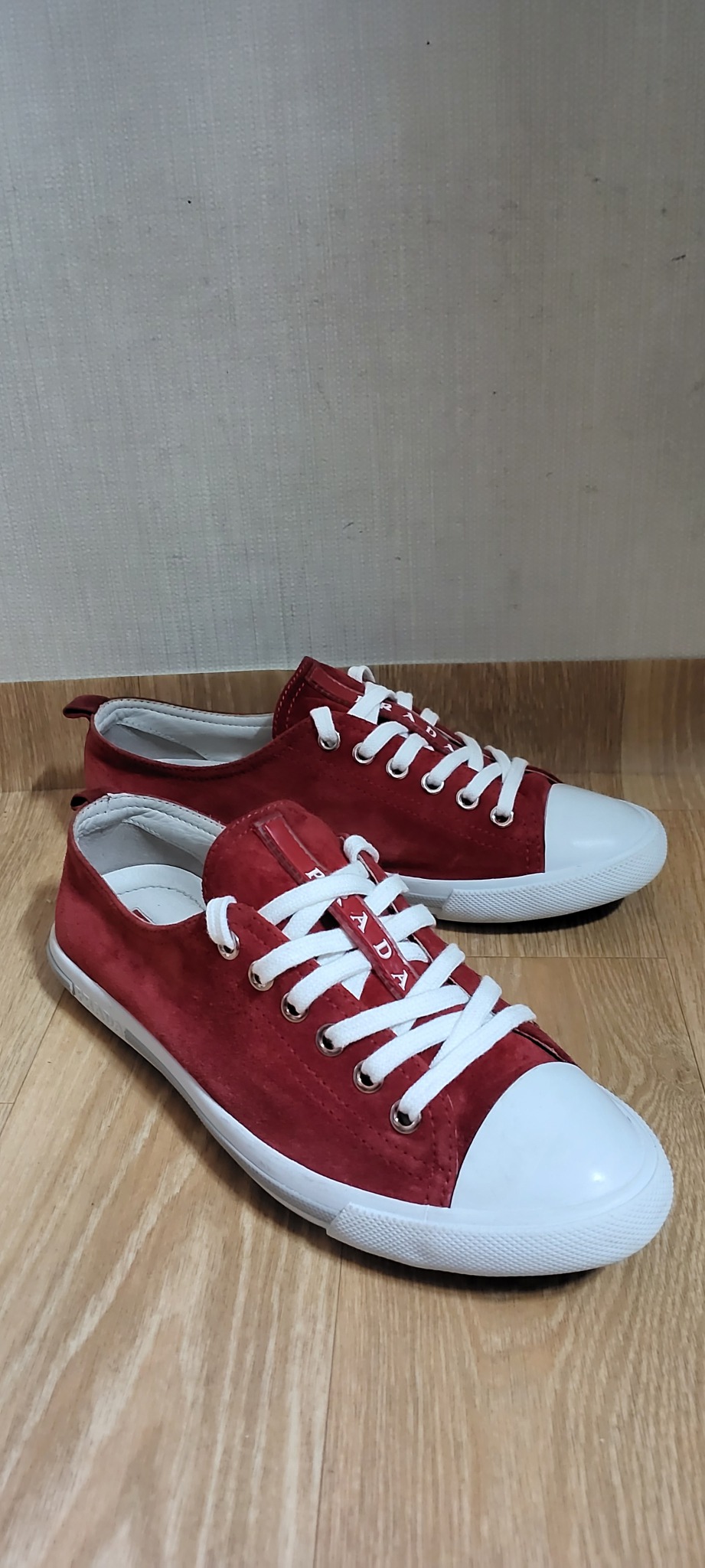 (36/230)프라다신발 스웨이드 프라다운동화 스니커즈