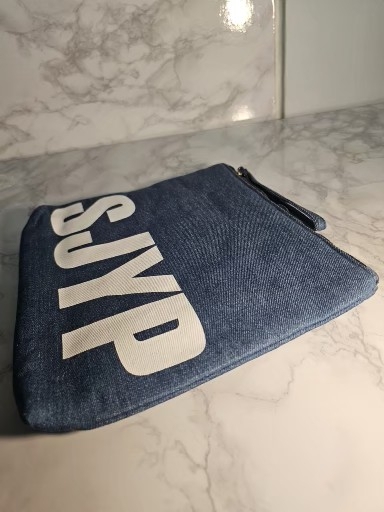 새상품-스티브제이앤요니피 SJYP 데님라인 클러치