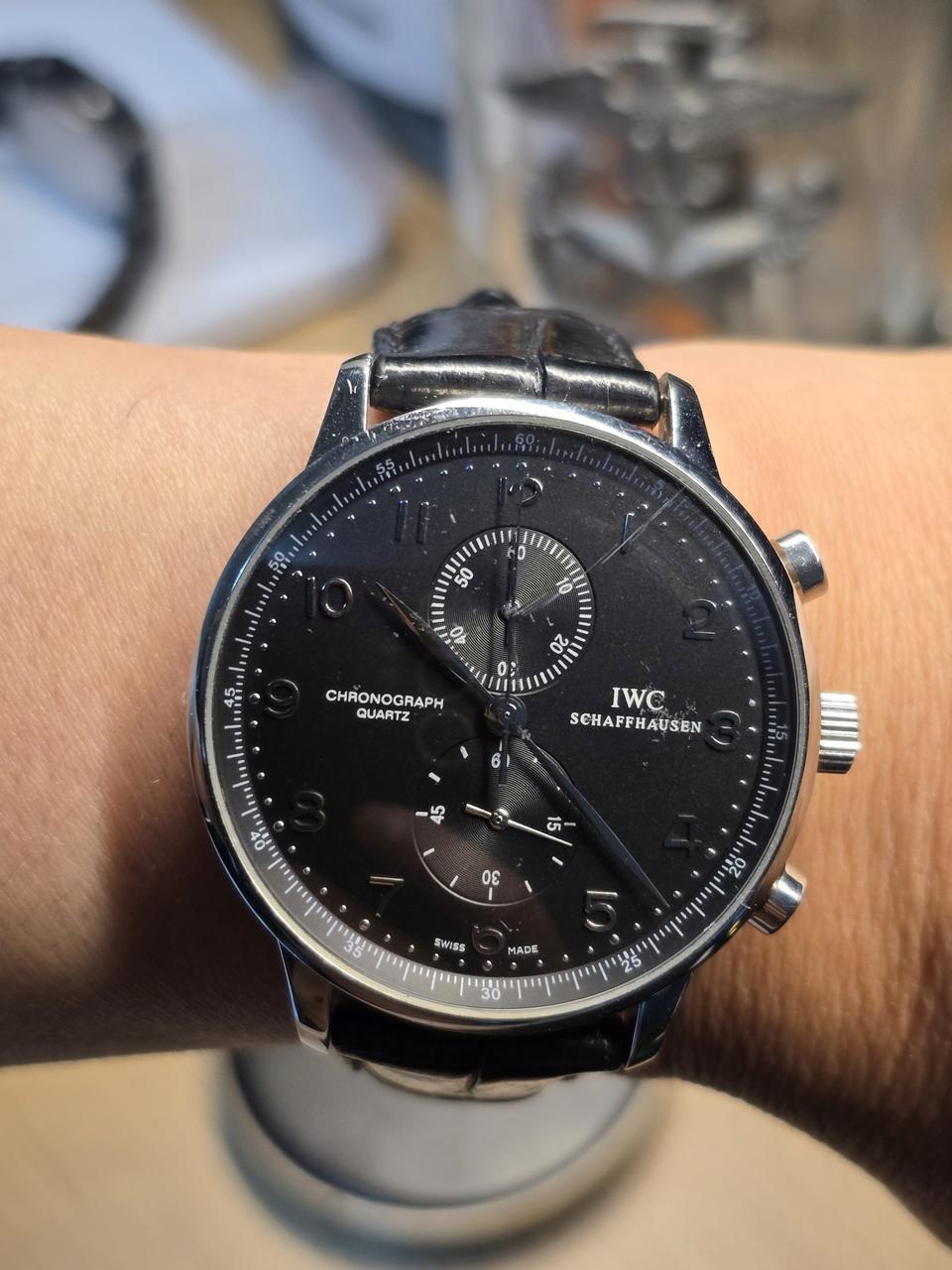 iwc st 크라노그라프 정장 시계