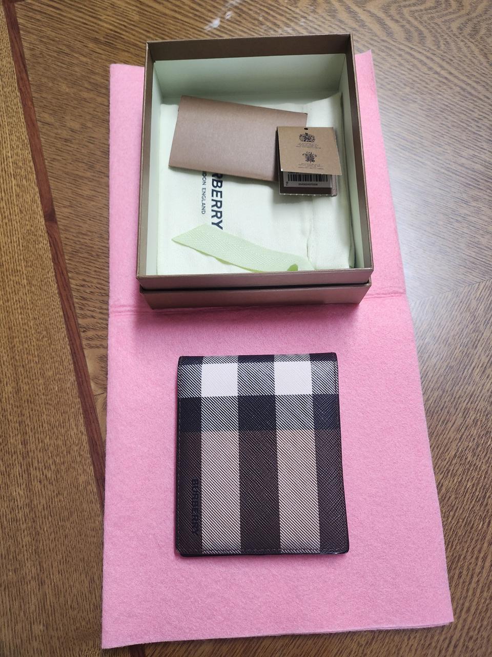 버버리정품 남성반지갑(풀구성)