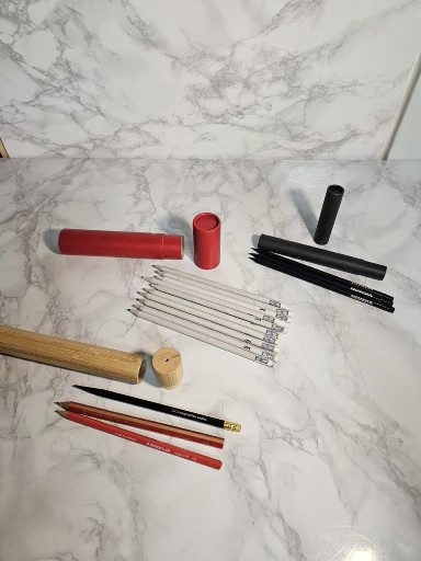 새상품+중고 - HONDA, IFA 등 펜슬케이스(펜슬포함)총16자루