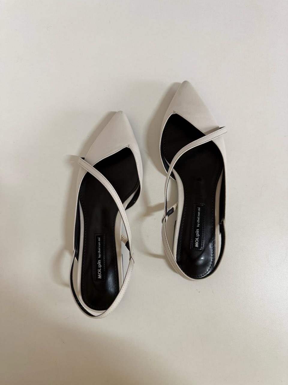 몰핀 수제화 스트링백 플랫