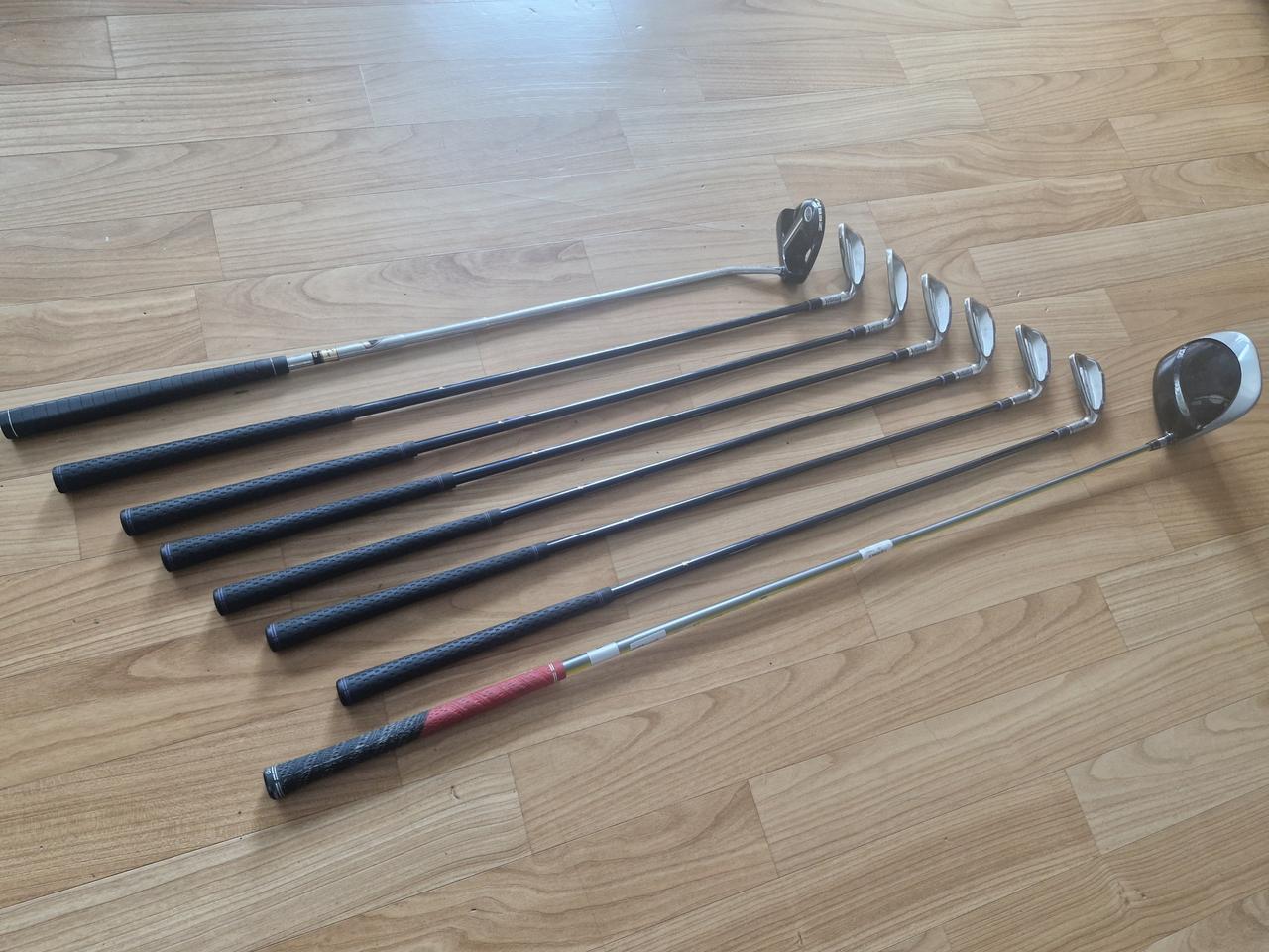 골프클럽 골프채 8개 아이언6 우드1 퍼터1