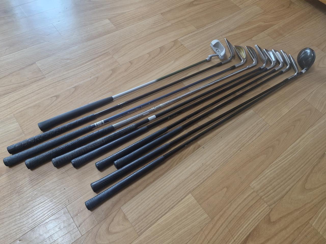 골프클럽 골프채 10개 아이언8 우드1 퍼터1