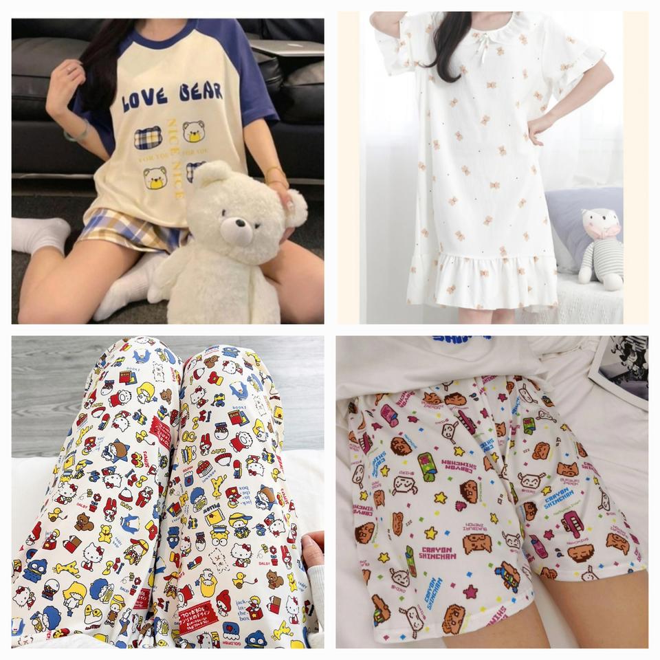 짱구잠옷 수면바지 부드러운 바지 파자마 잠옷 상하복