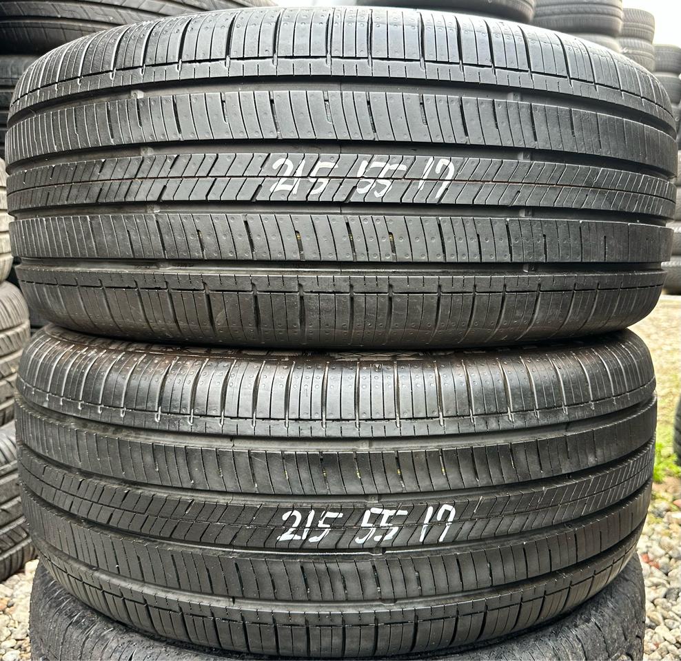 215 55 17중고타이어2개2155517
