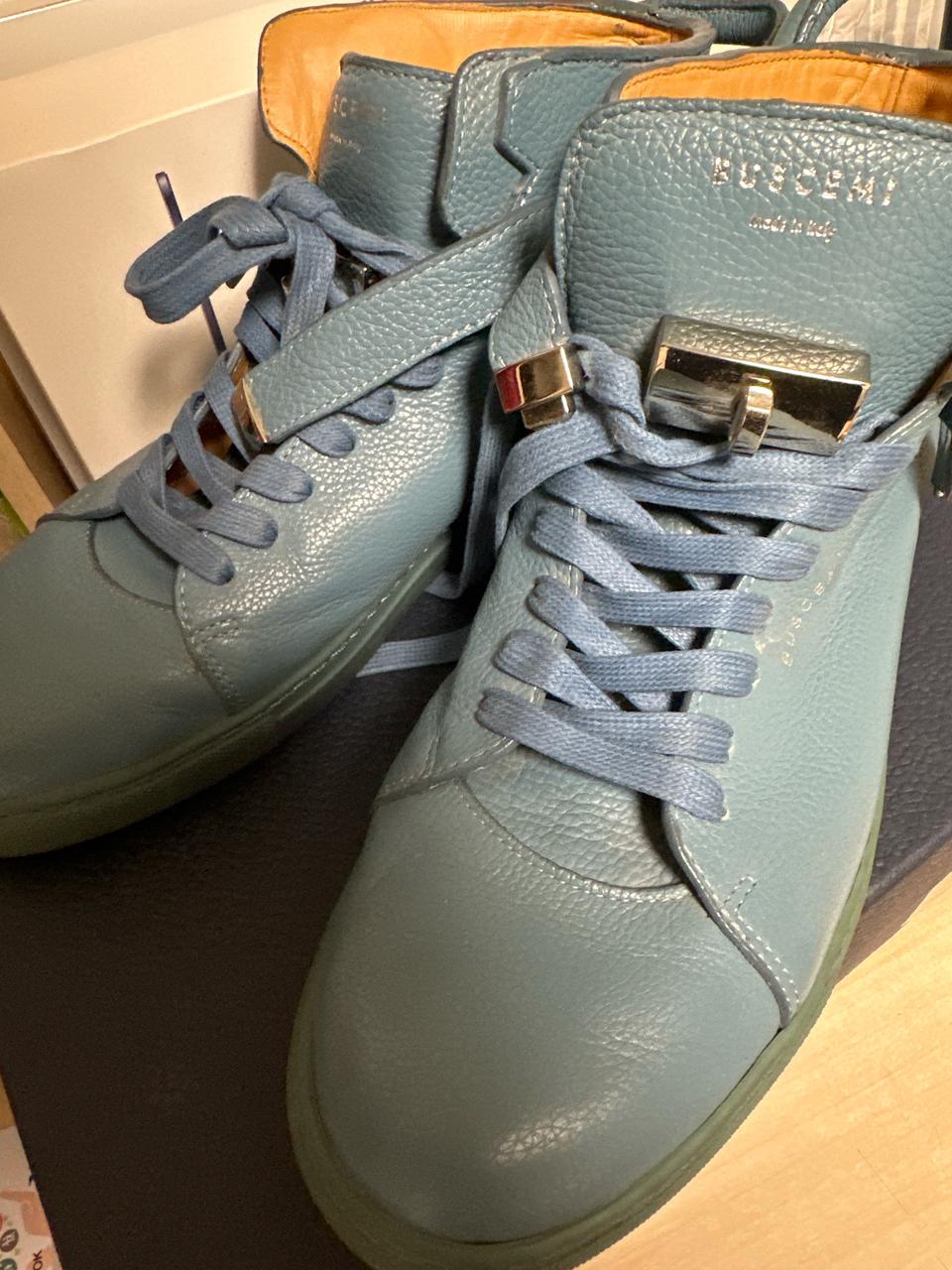 BUSCEMI 부세미 하이탑 스니커즈 블루