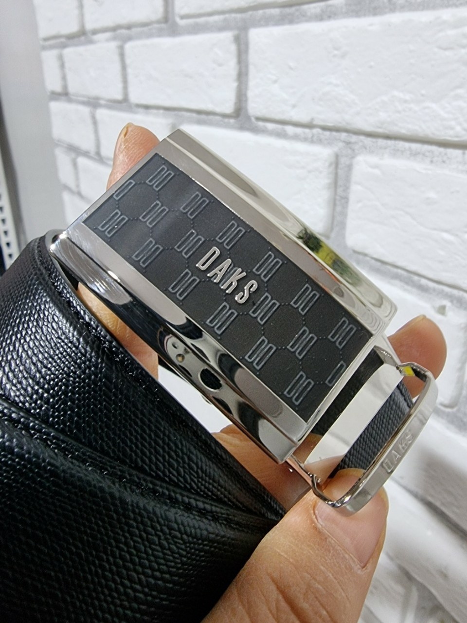 2탄)닥스) 소가죽 자동벨트 풀박