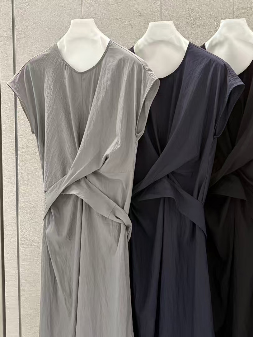 꼬임원피스 루즈핏 날씬 쿨원피스 하객룩