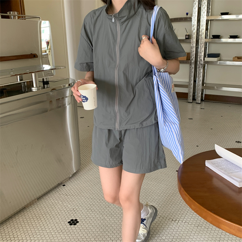 아노락세트 여성여름트레이닝 츄리닝 러닝복