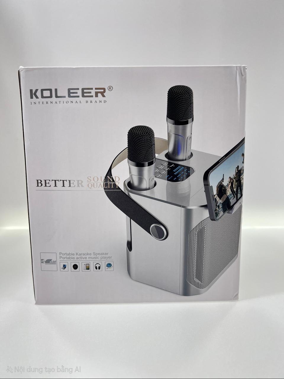 새상품급 블루투스 노래방 스피커 판매합니다 (마이크 2개 포함)