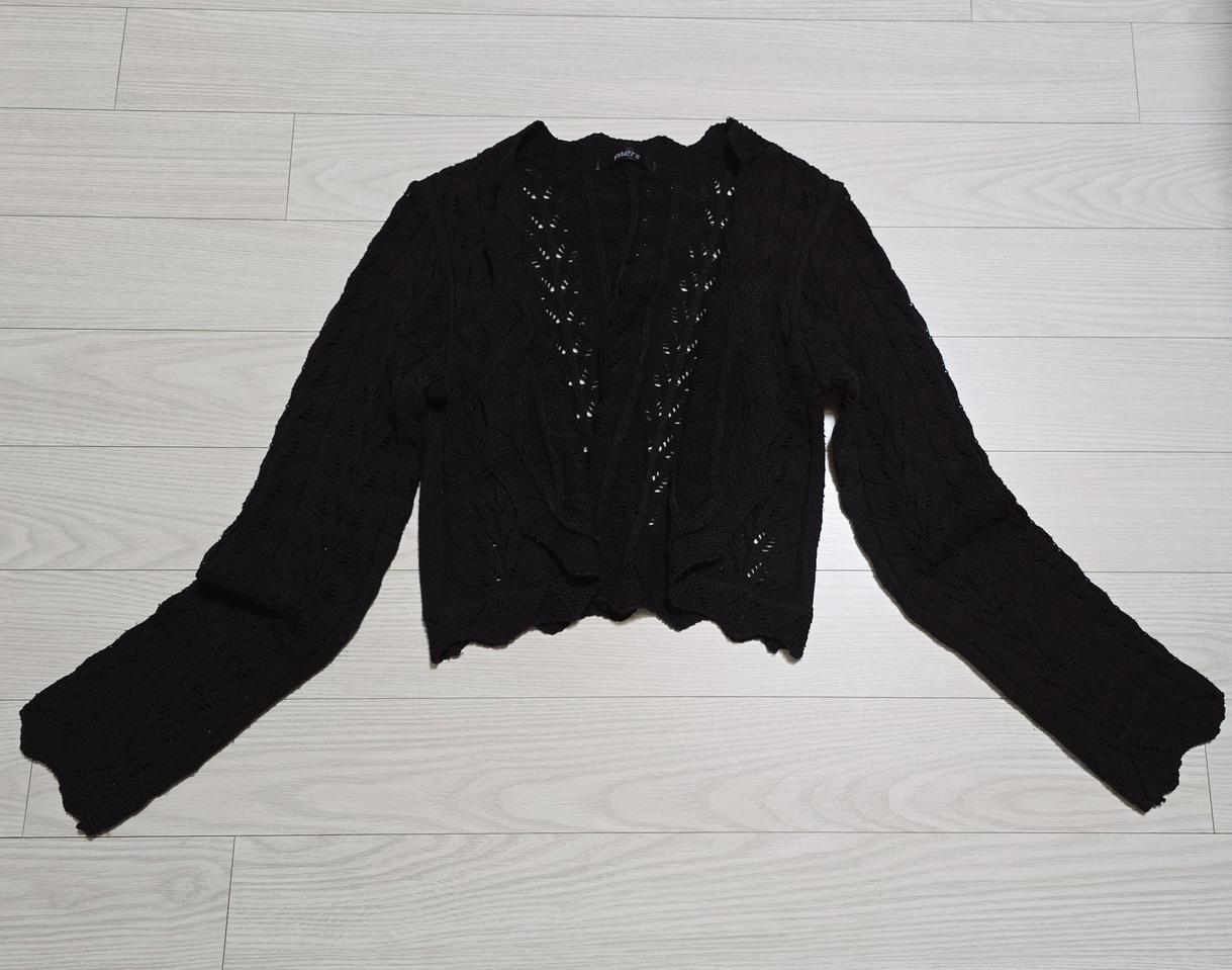 크롭 블랙 니트 볼레로 가디건(거의 새거.예뻐요~)