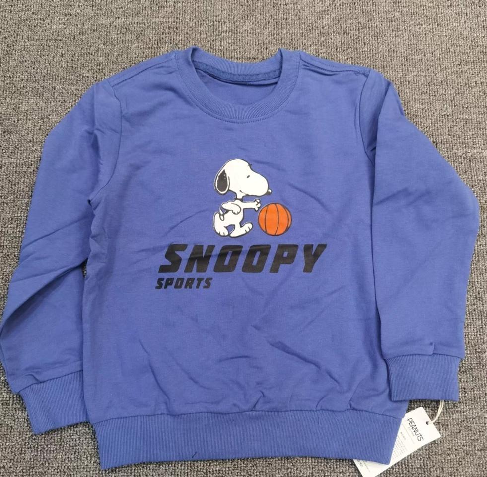 150사이즈 스누피 남여공용 아동 맨투맨 티셔츠(새상품)