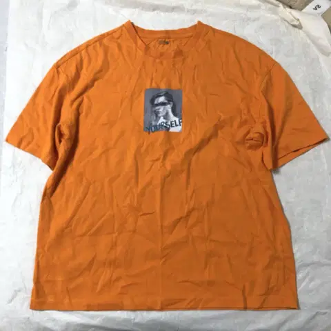 F2F 주황색 반팔 110