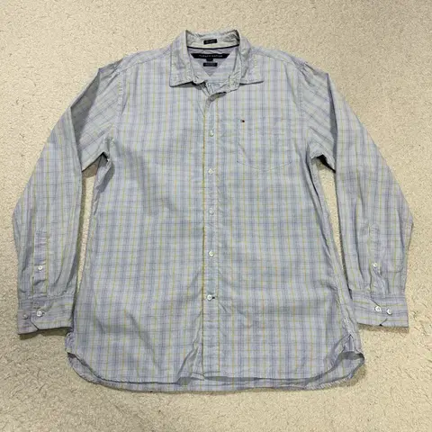타미힐피거 셔츠 체크 L