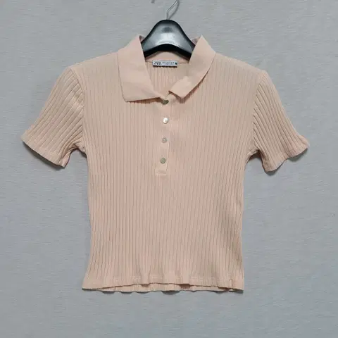 자라 니트반팔 카라티 여85 ㅡ0522