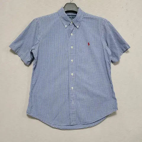 ㅡ한글텍정품 폴로 반팔 체크셔츠 남100-105 ㅡ0527